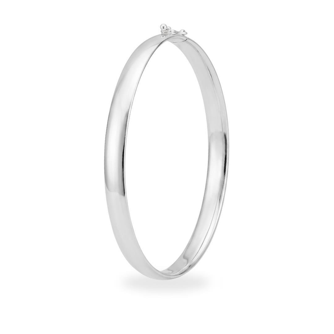 BRACELETE LISO ARO MEIA CANA 6MM
