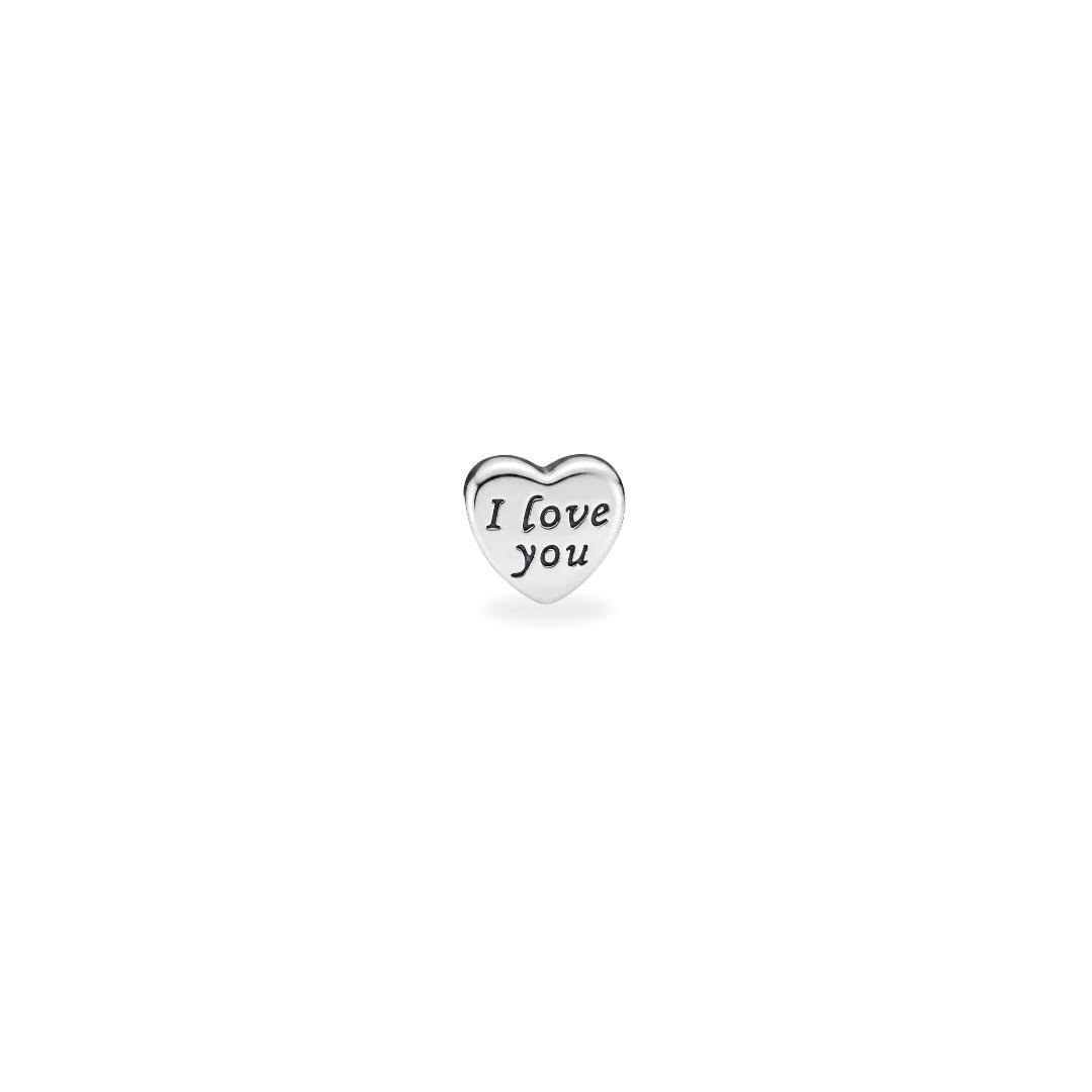 BERLOQUE LISO CORAÇÃO I LOVE YOU 1,1CM