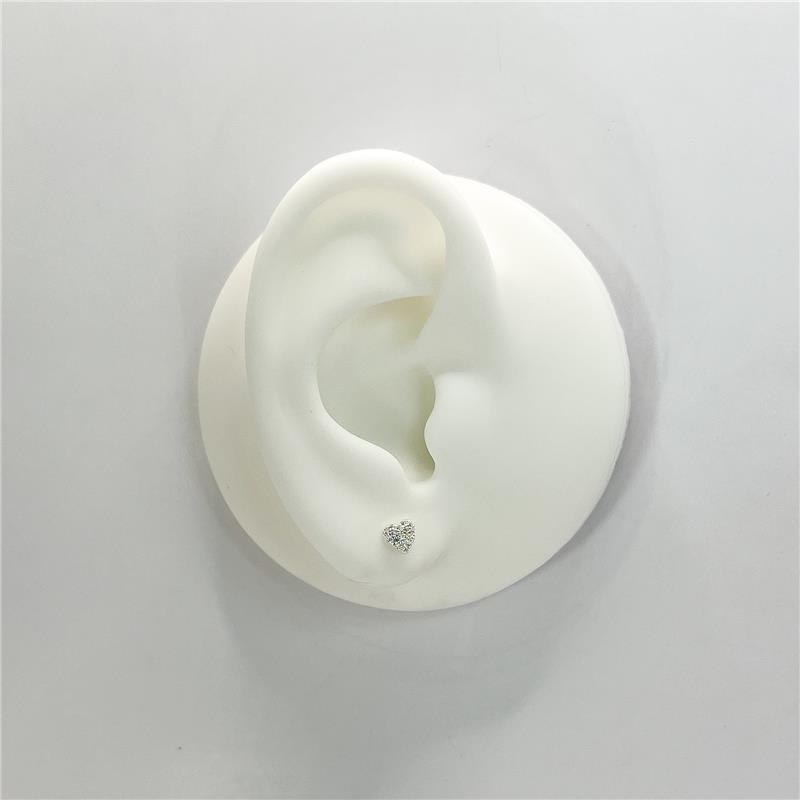 BR LISO LAP CORAÇÃO CRAVEJADO 4MM