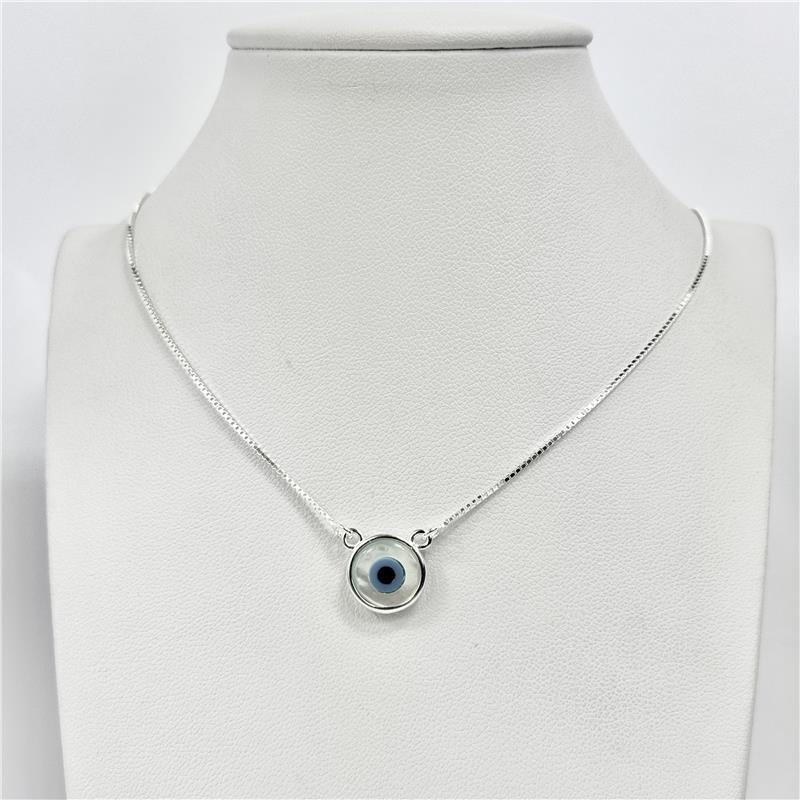 COLAR LISO LAP OLHO GREGO 40+5CM