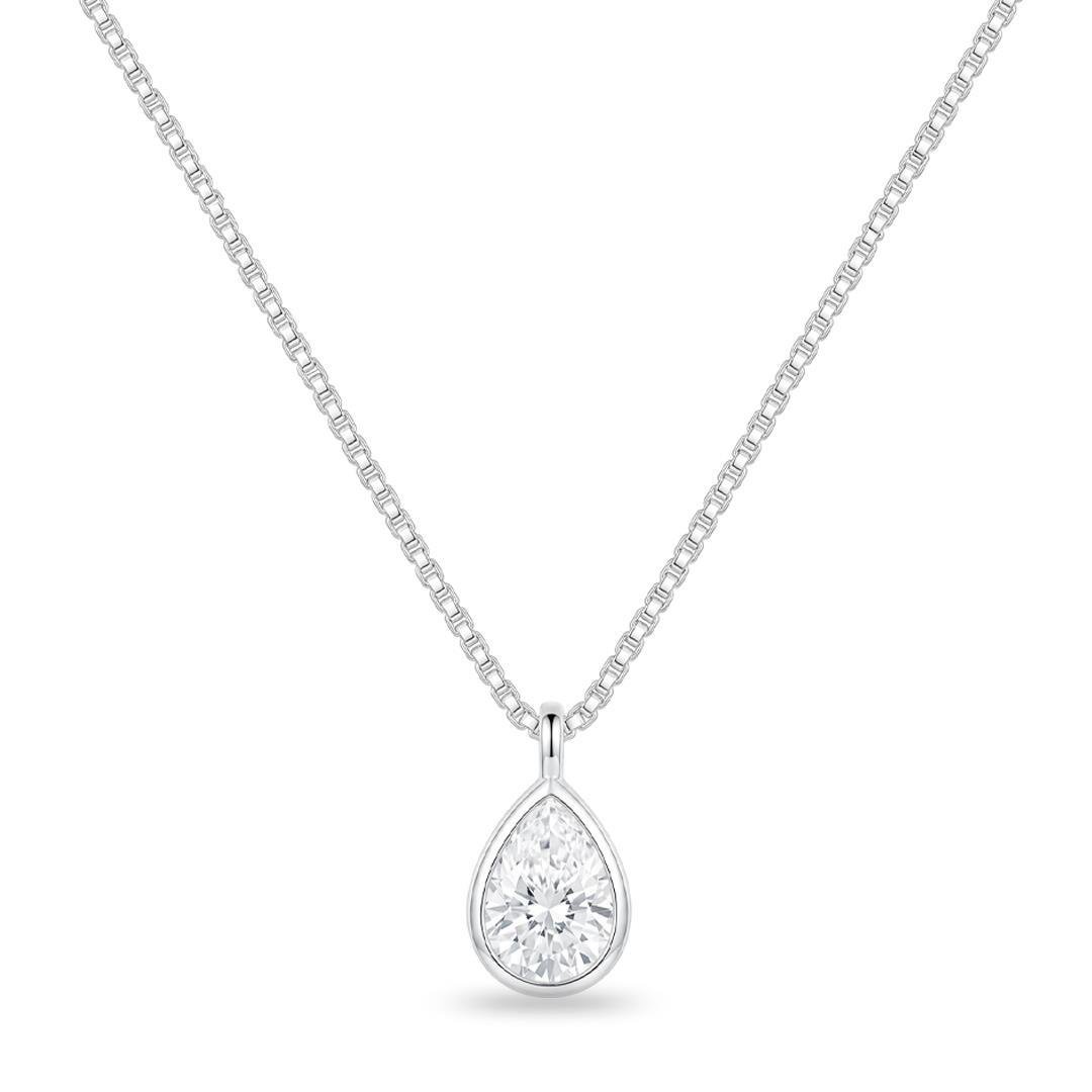 COLAR LISO LAP PONTO DE LUZ GOTA 7MM X 40CM