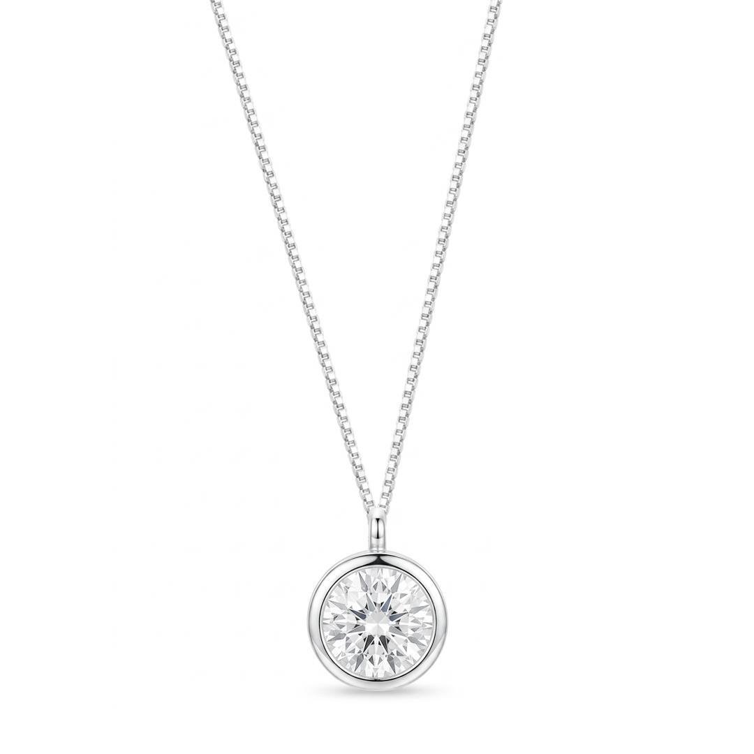 COLAR LISO LAP PONTO DE LUZ REDONDO 7MM X 45CM