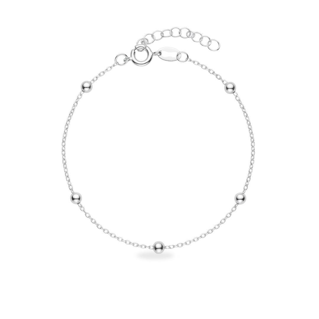 PULSEIRA LISA BOLINHAS 3MM 