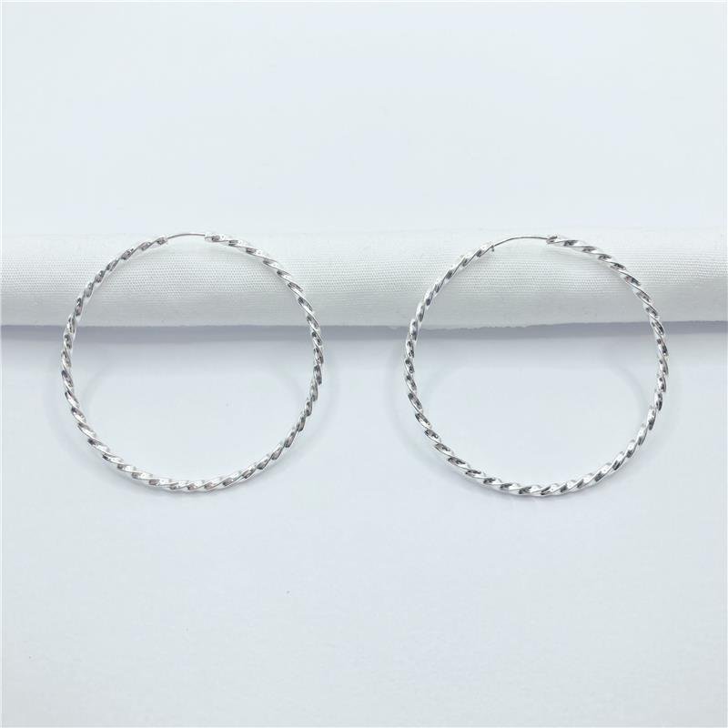 ARG LISA REDONDA ARO TORCIDO 4,4CM X 2MM