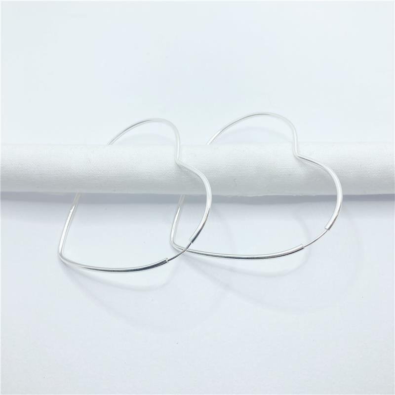 ARG LISA CORAÇÃO ARO REDONDO 4,8CM X 2MM