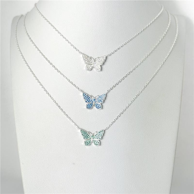 COLAR LISO LAP BORBOLETA 1,5CM 40+5CM