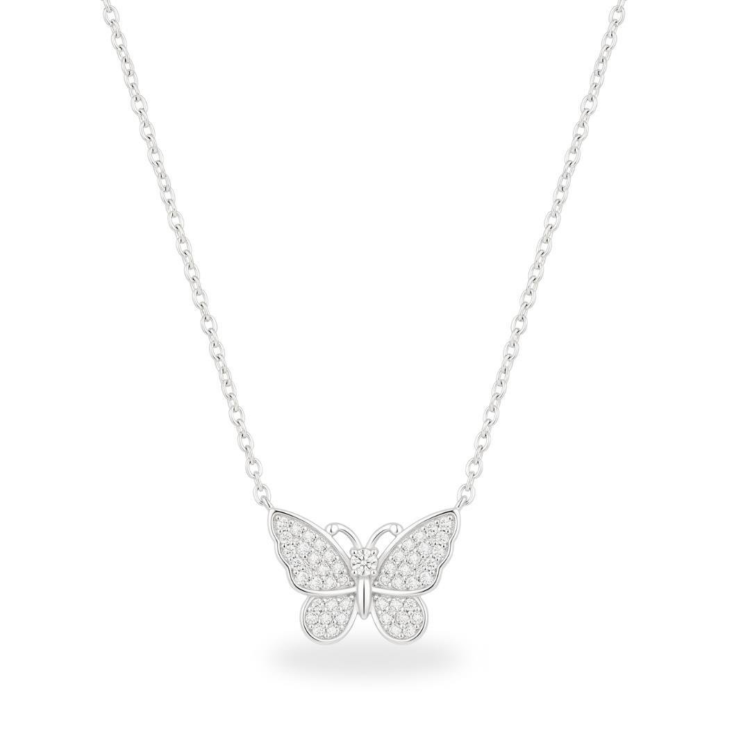 COLAR LISO LAP BORBOLETA 1,5CM 40+5CM