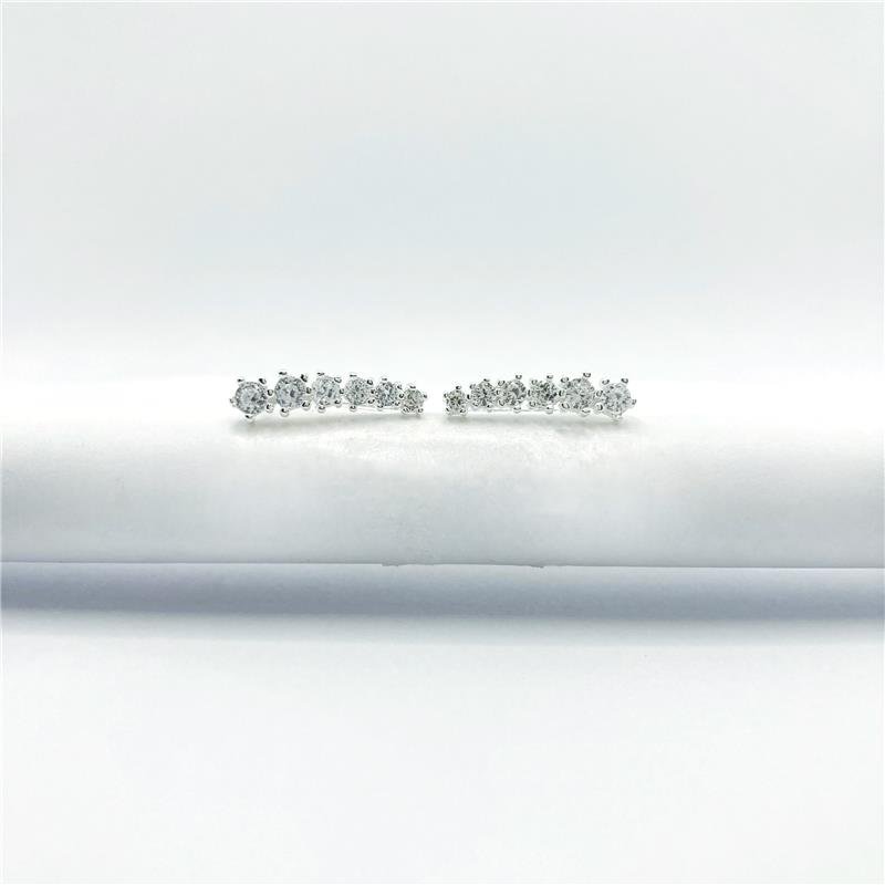 BR LISO LAP EAR CUFF 6 PEDRAS