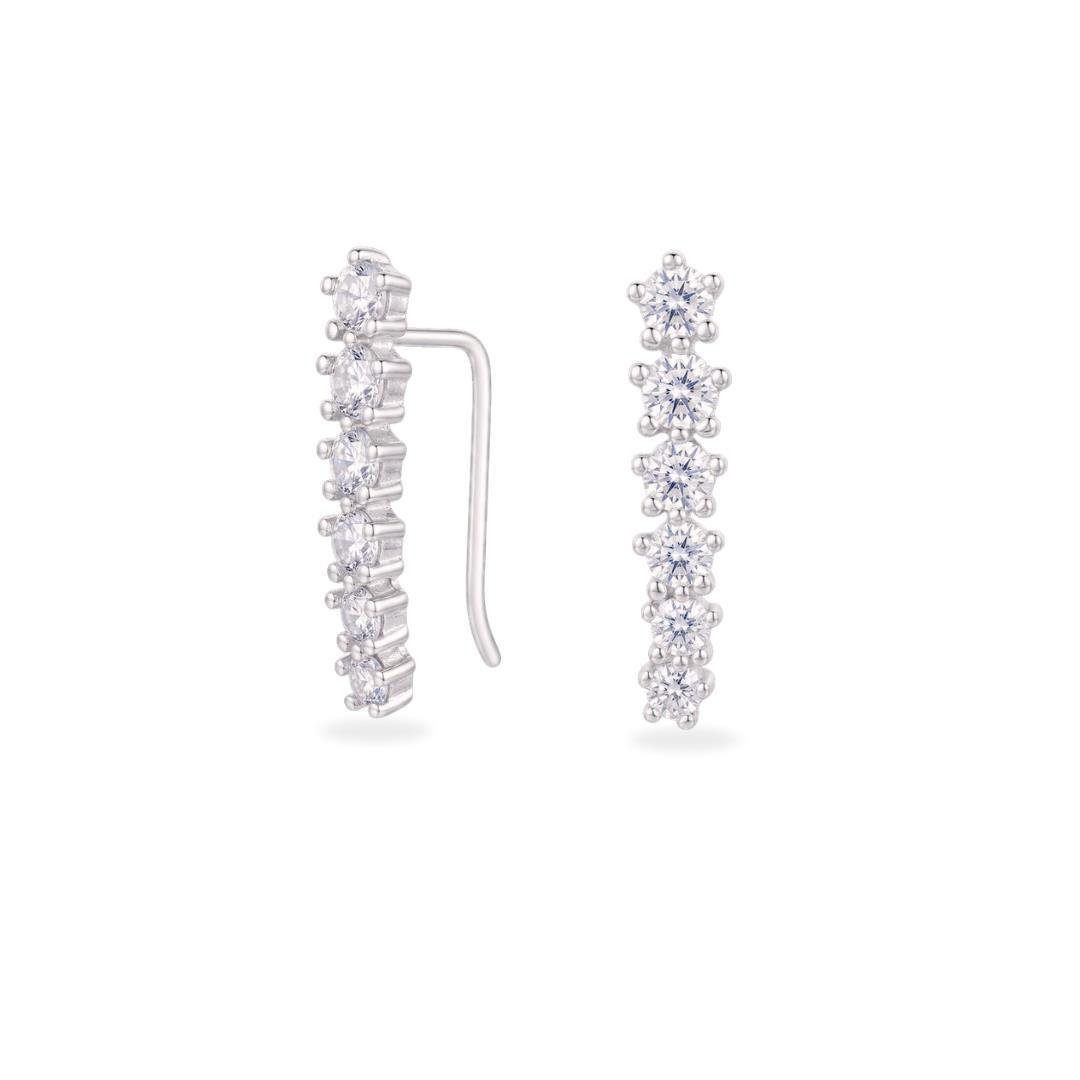 BR LISO LAP EAR CUFF 6 PEDRAS