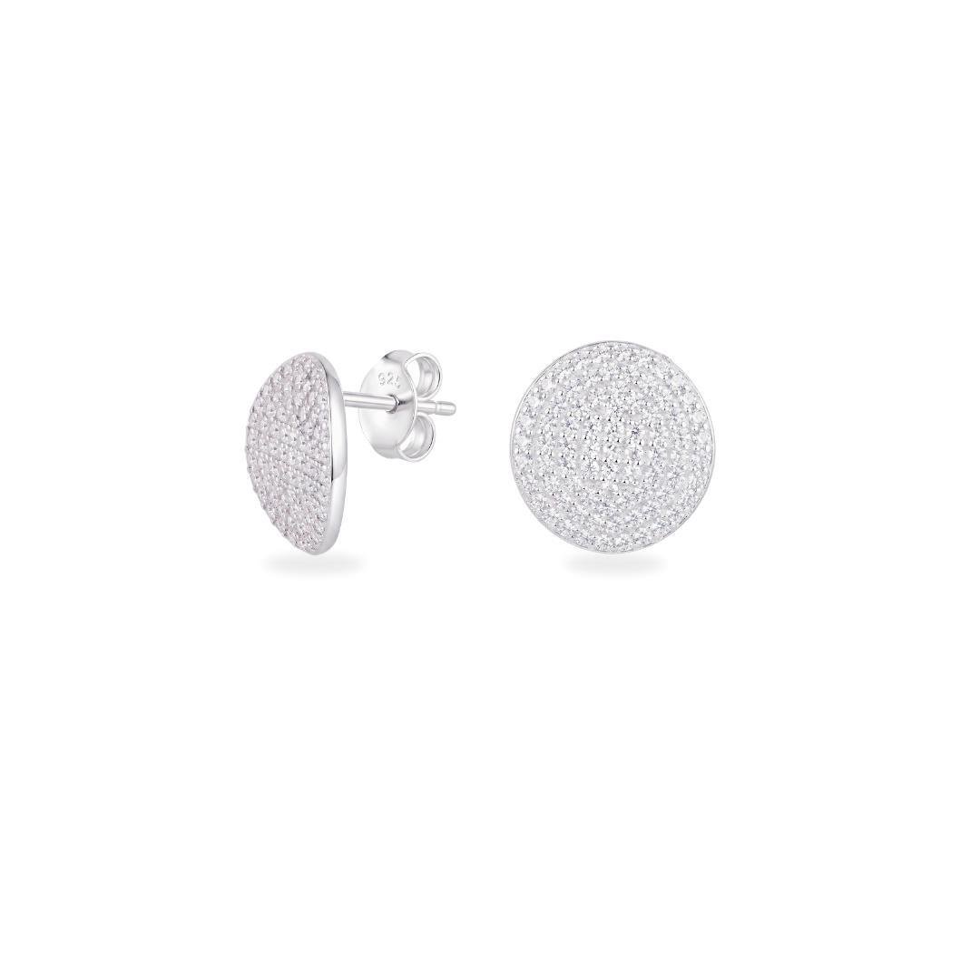 BRINCO CRAVEJADO OVAL 10MM