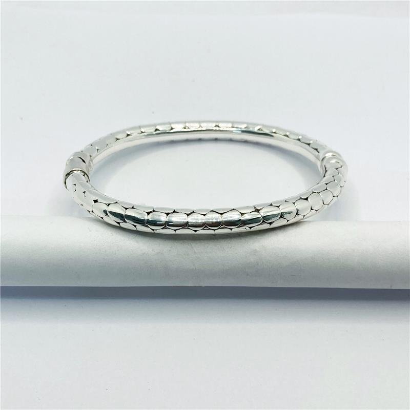 BRACELETE LISO ELETROFORMAÇÃO TRABALHADO 6MM