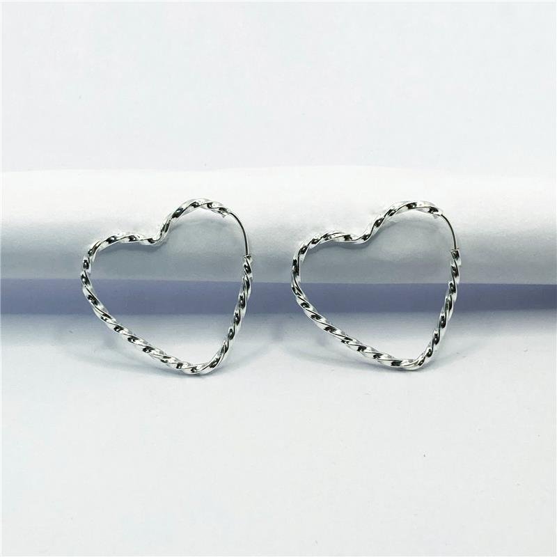 ARG LISA CORAÇÃO ARO TORCIDO 3CM X 2MM