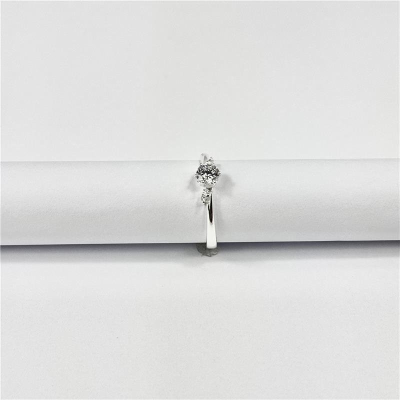 ANEL LISO LAP SOLITÁRIO 6MM 6 GARRAS