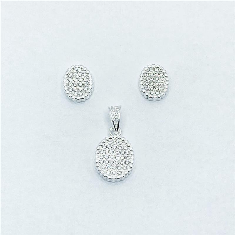 CONJ LISO LAP OVAL LATERAL TRABALHADA