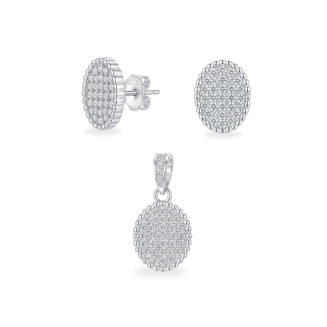 CONJ LISO LAP OVAL LATERAL TRABALHADA