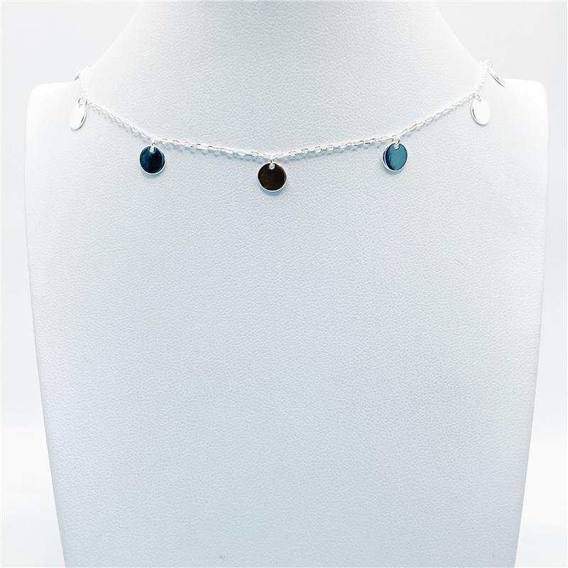 CHOCKER LISA 7 MEDALHAS 35+5CM