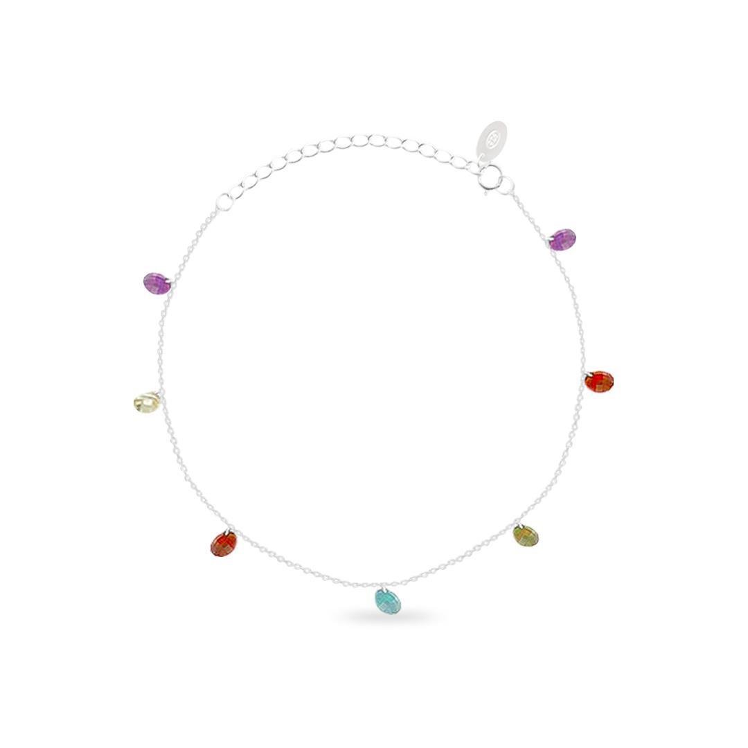 PULS LISA LAP 7 PEDRAS REDONDAS 4MM 16+5CM