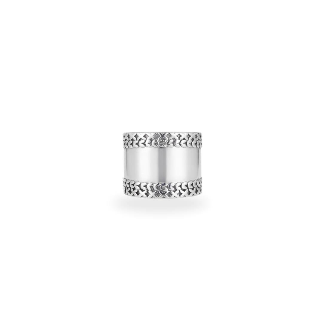 ANEL LISO ESCURECIDO BORDA TRABALHADA 1,7CM