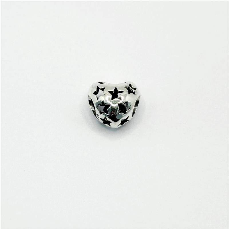 BERLOQUE LISO CORAÇÃO COM ESTRELAS