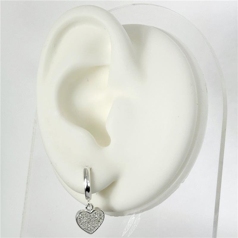 ARG LISA LAP 2MM X 1CM COM CORAÇÃO PEND 9MM