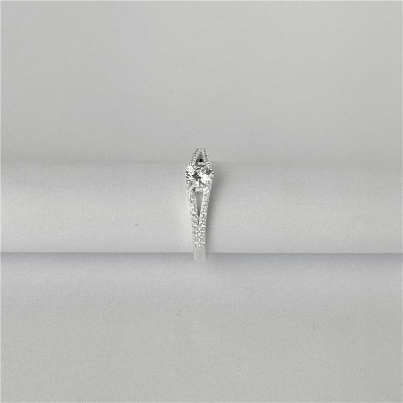 ANEL LISO LAP SOLITÁRIO 5MM 4GARRAS