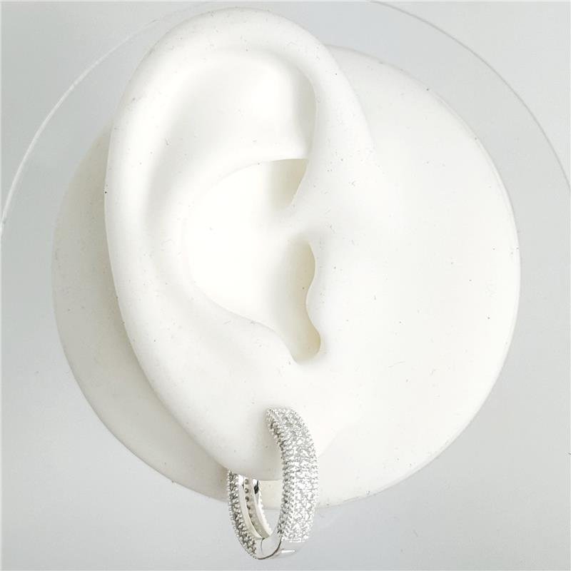 ARG LISA LAP CRAVEJADA ARO QUADRADO 4MM X 1,7CM