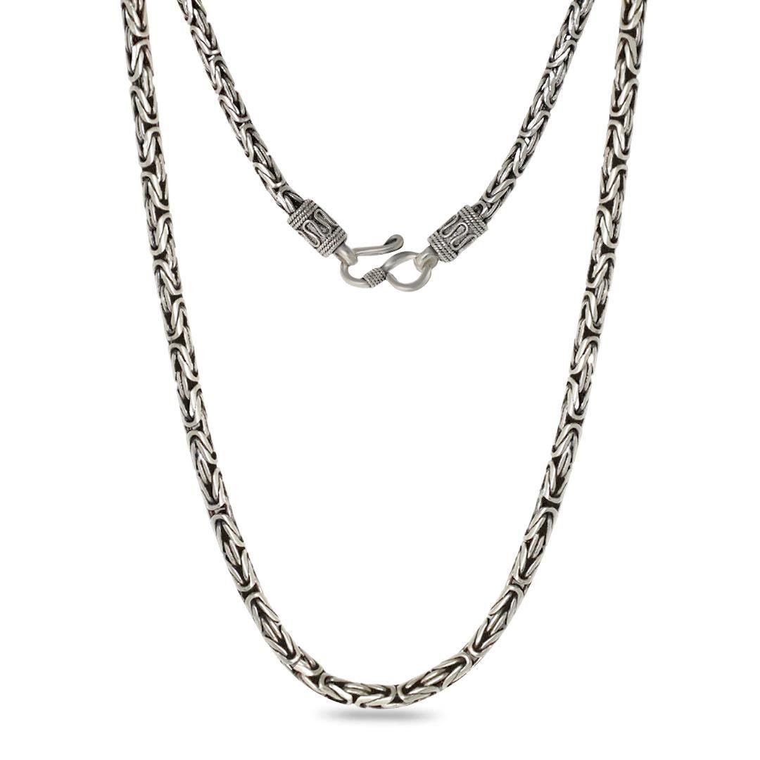 CORRENTE LISA BALI PONTO PERUANO 3MM 60CM