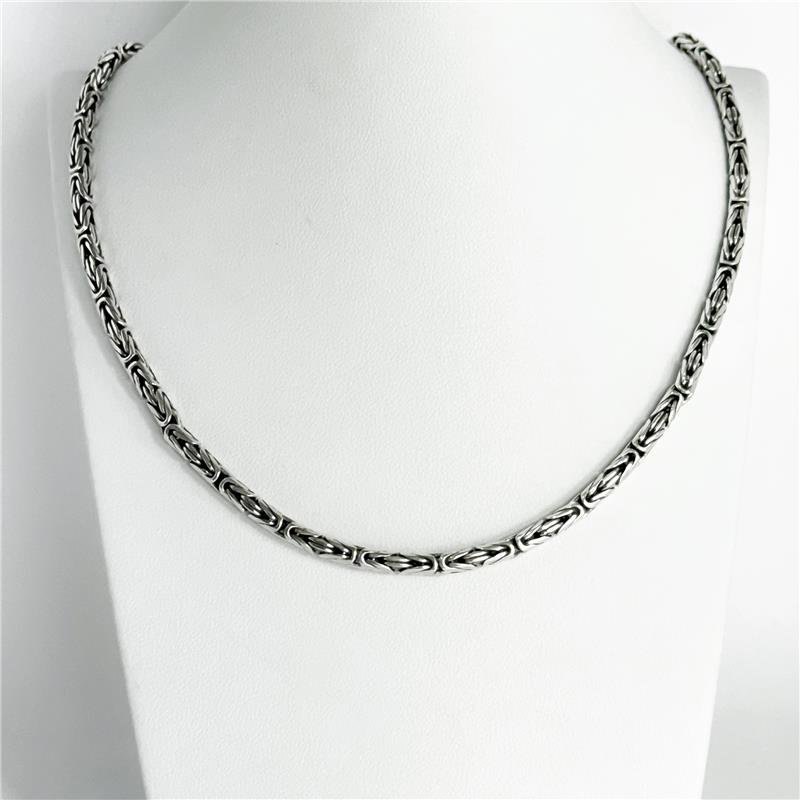 CORRENTE LISA BALI PONTO PERUANO 3MM 60CM