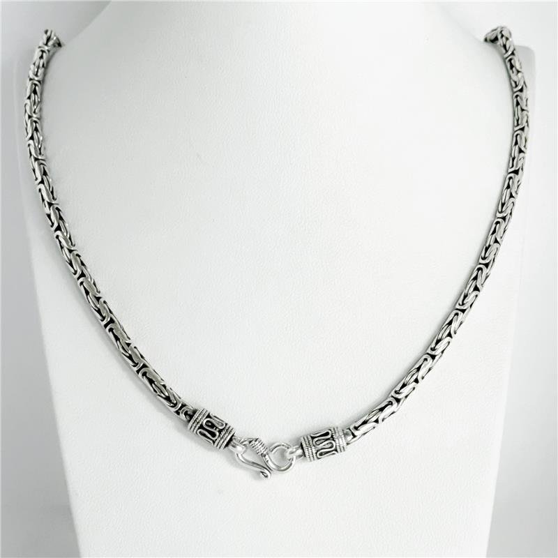 CORRENTE LISA BALI PONTO PERUANO 3MM 70CM