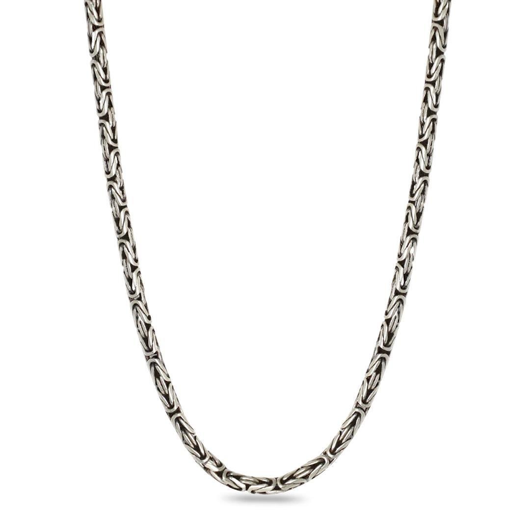 CORRENTE LISA BALI PONTO PERUANO 3MM 70CM