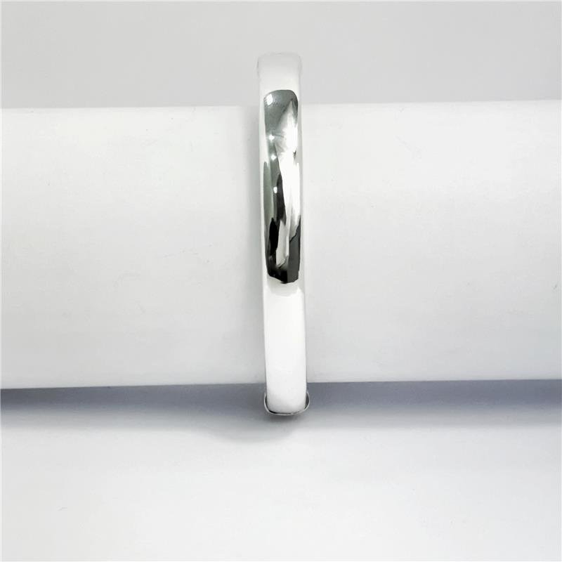 BRACELETE LISO ELETROFORMAÇÃO LATERAL TRABALHADA 8MM