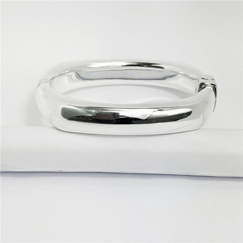 BRACELETE LISO ELETROFORMAÇÃO QUADRADO 1,2MM