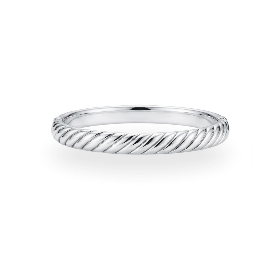 BRACELETE LISO ELETROFROMAÇÃO RISCOS DIAGONAIS 8MM
