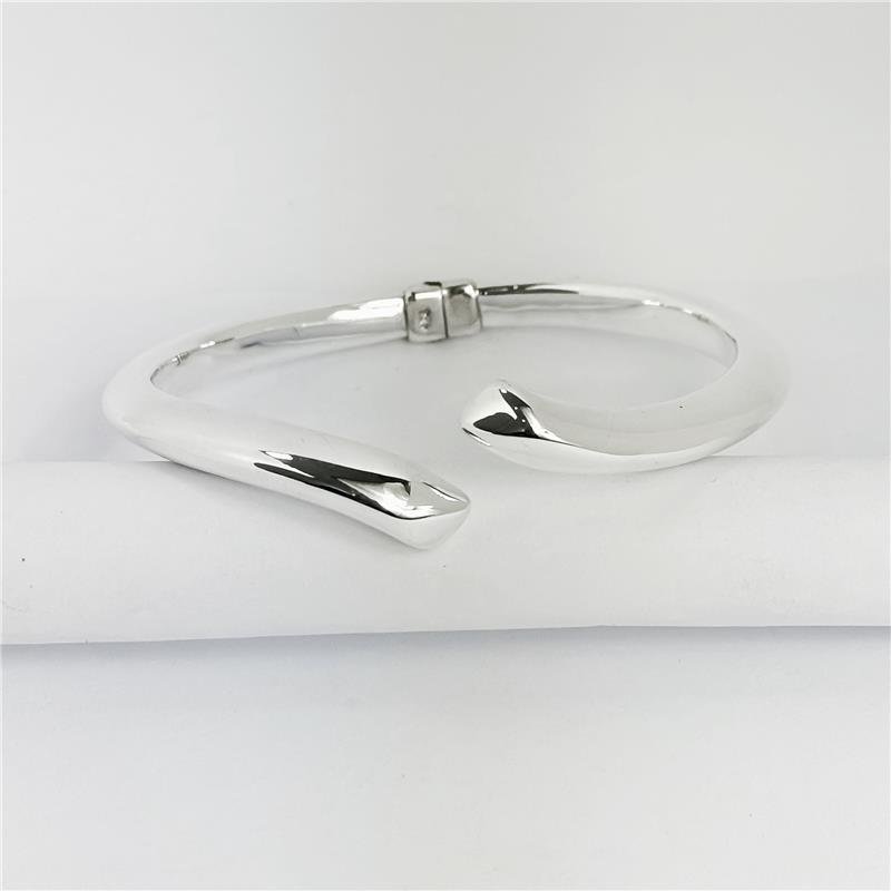 BRACELETE LISO ELETROFORMAÇÃO 2 PONTAS ACHATADAS