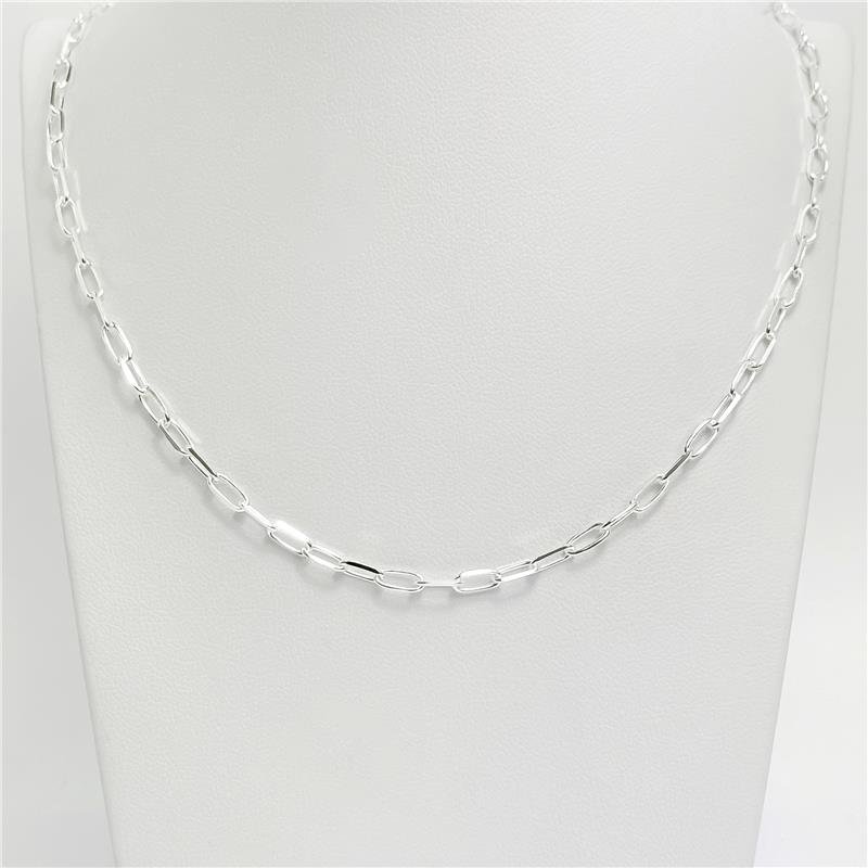 CORRENTE LISA ELO OVAL 3MM X 50CM