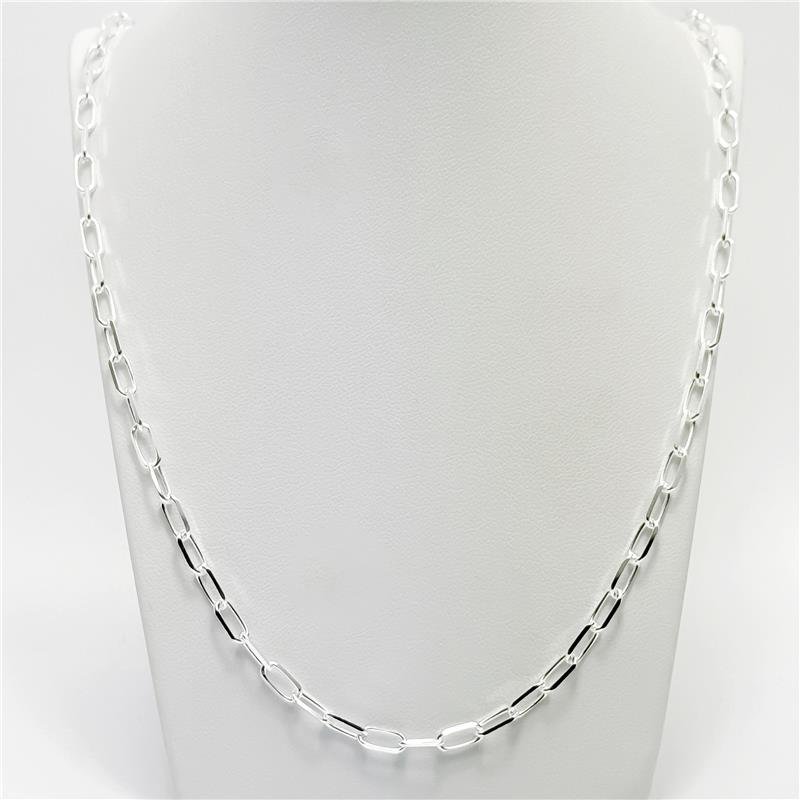 CORRENTE LISA ELO OVAL 4MM X 70CM
