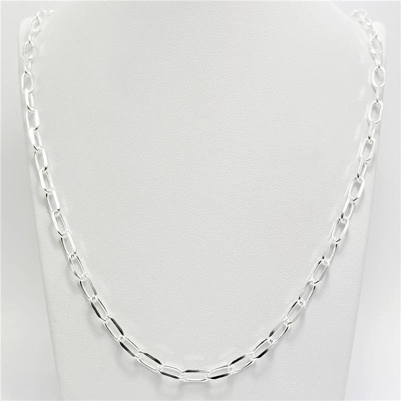 CORRENTE LISA ELO OVAL 5MM X 70CM