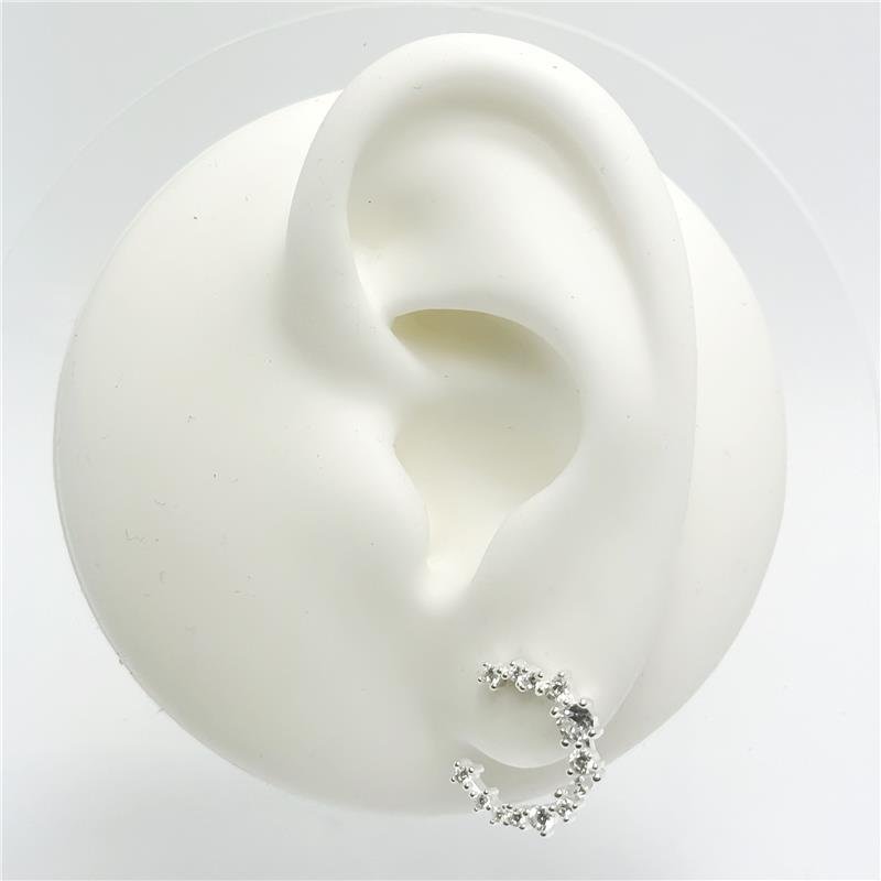 BR LISO LAP MEIO CIRCULO PTOS DE LUZ 1,4CM