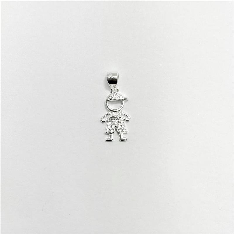 PING LISO LAP MENINO BONÉ E CORAÇÃO 1,5CM