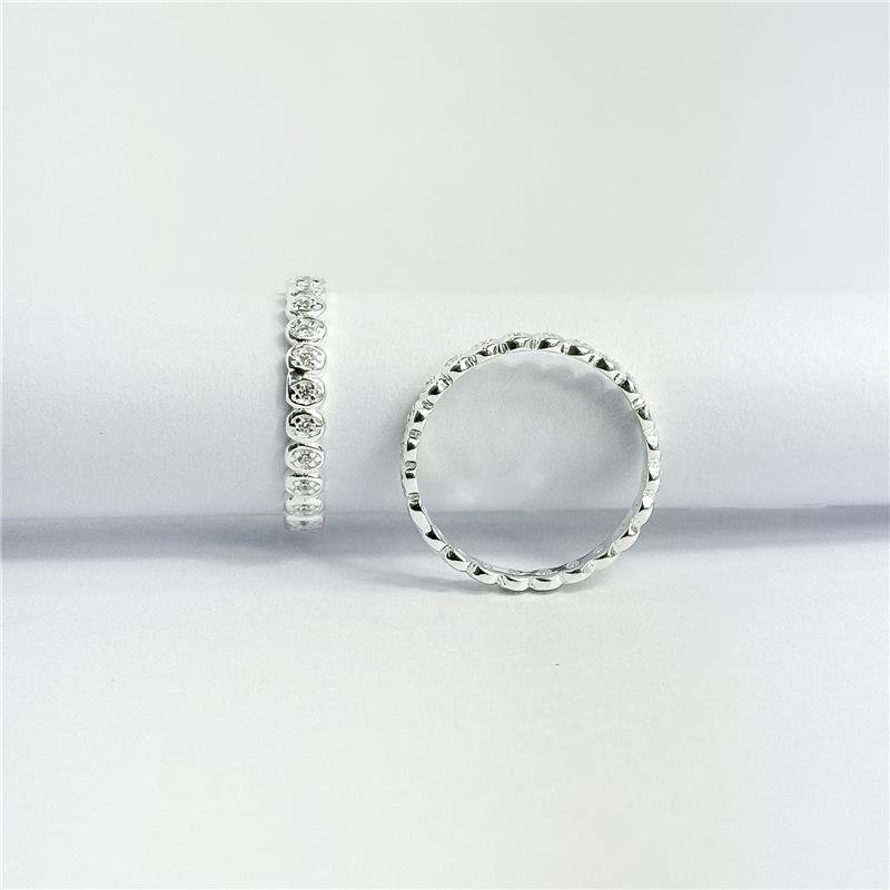 ANEL LISO LAP PONTOS DE LUZ OVAIS 3MM