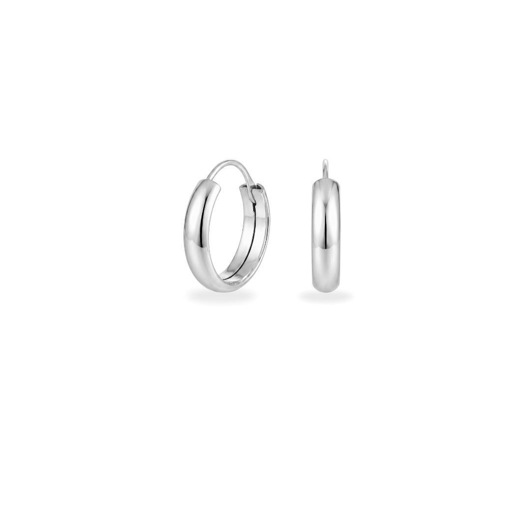 ARG LISA REDONDA ARO MEIA CANA 4MM X 1,6CM