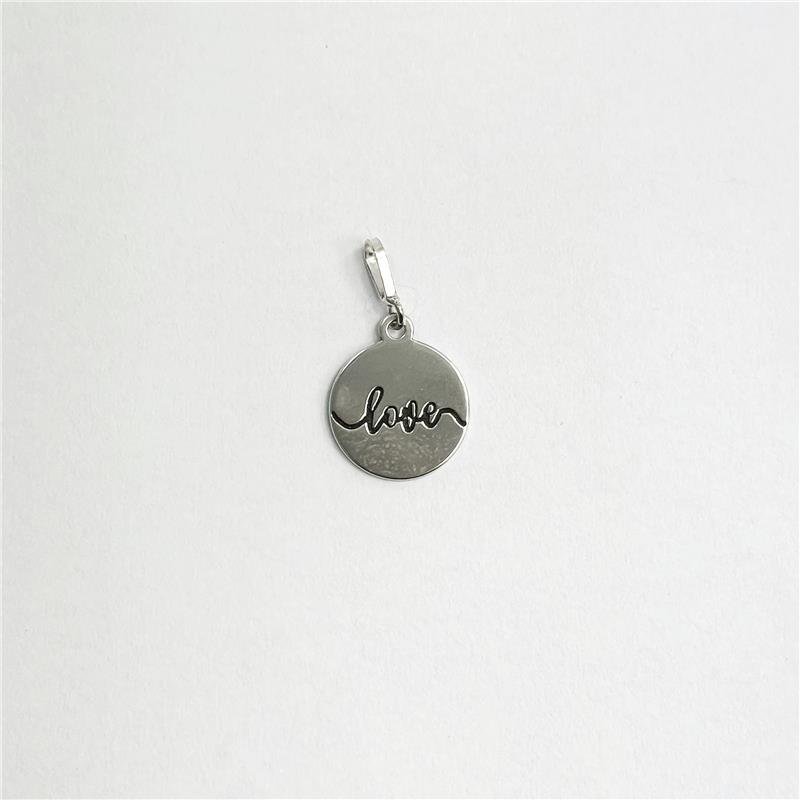 PING LISO PLACA REDONDA LOVE 1,1CM