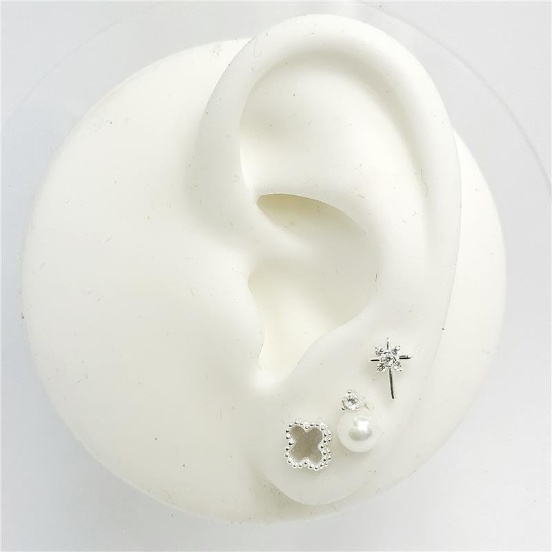 BR LISO LAP TRIO TREVO MADREPEROLA + PTO DE LUZ + PEROLA