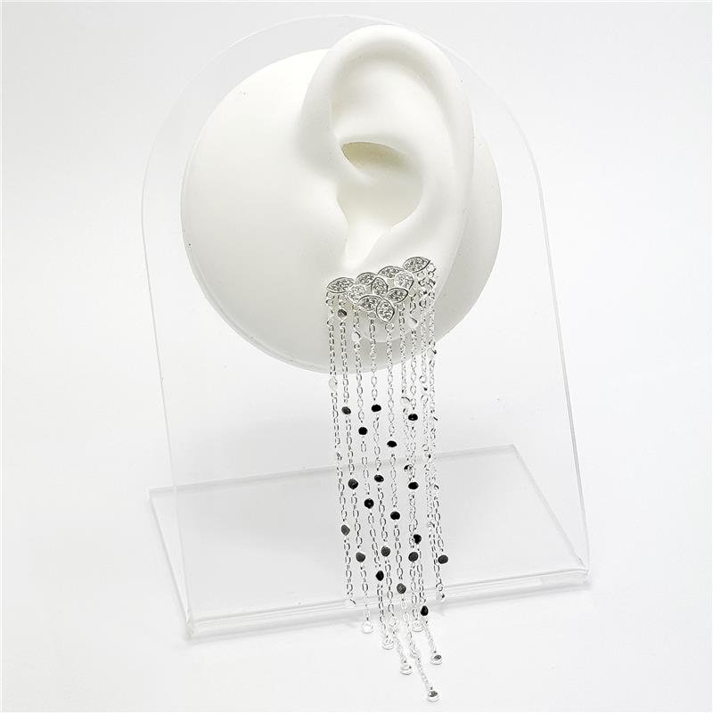 BR LISO LAP FOLHAS E CORRENTES COM BOLINHAS 9CM