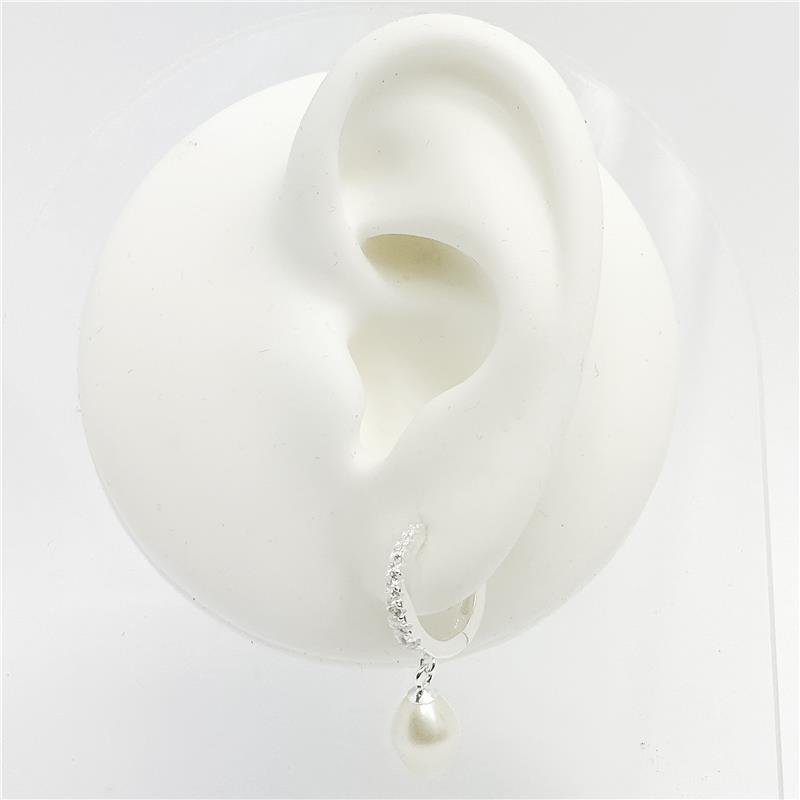 ARG LISA LAP 2MM X 1,3CM COM PEROLA PENDURADA