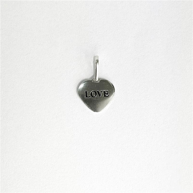 PING LISO CORAÇÃO AMOR + LOVE 1,1CM