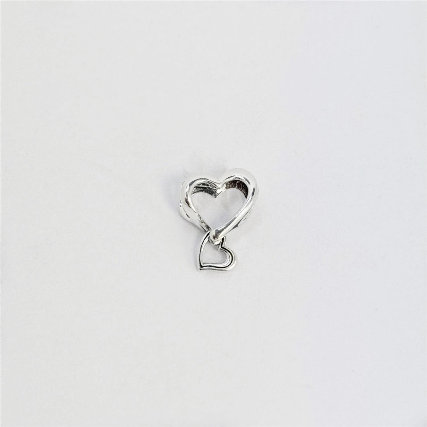 BERLOQUE LISO CORAÇÃO VAZADO + CORAÇÃO PENDURADO