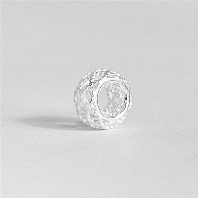 BERLOQUE LISO REDONDO VAZADO 6MM X 1,1CM
