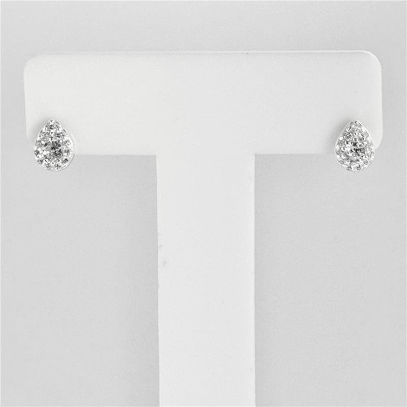 BR LISO LAP GOTA COM PEDRA CENTRAL 7MM