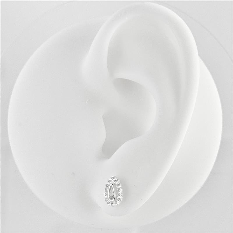 BR LISO LAP GOTA CENTRAL E CONTORNO CRAVEJADO 8MM